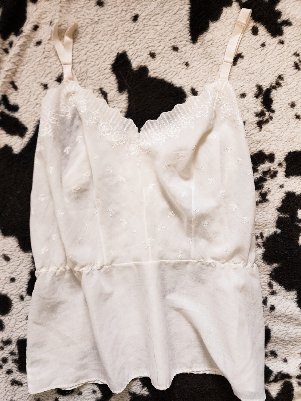 WOMEN'S 90'S/Y2K COTTON TANK - WHITE
